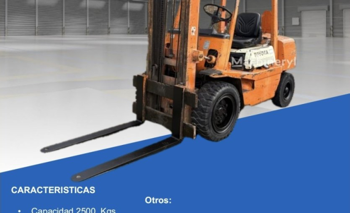 Carretilla Elevadora TOYOTA DIESEL de OCASIÓN