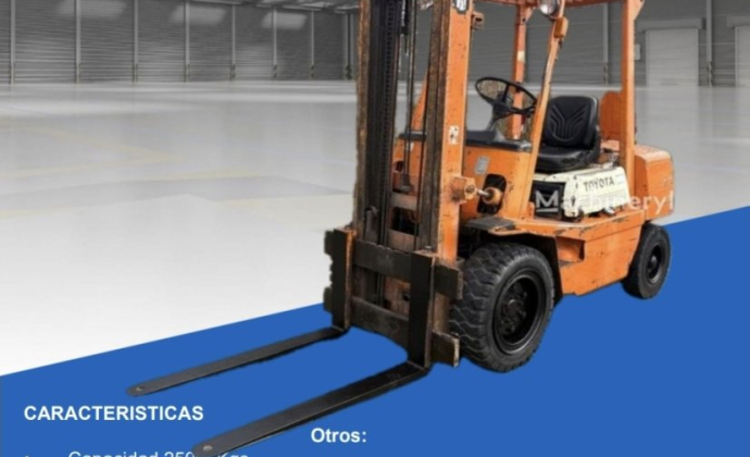 Carretilla Elevadora TOYOTA DIESEL de OCASIÓN