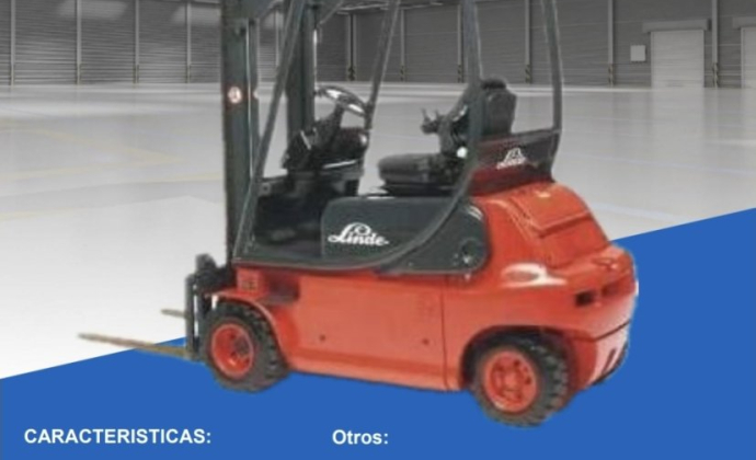 Carretilla Electrónica LINDE E18 P MATRICULADA de OCASION
