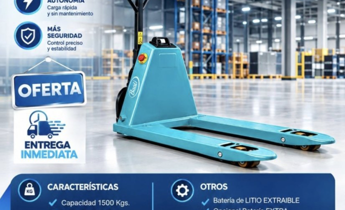 Transpaleta Electrónica BAOLI EP 15 03