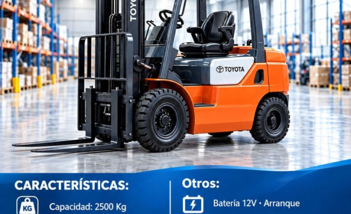Carretilla Elevadora TOYOTA DIESEL de OCASIÓN