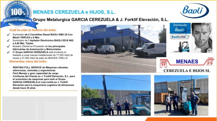 MENAES/GARCIA CEREZUELA  2 BAOLI Diesel & Apilador BAOLI ES16