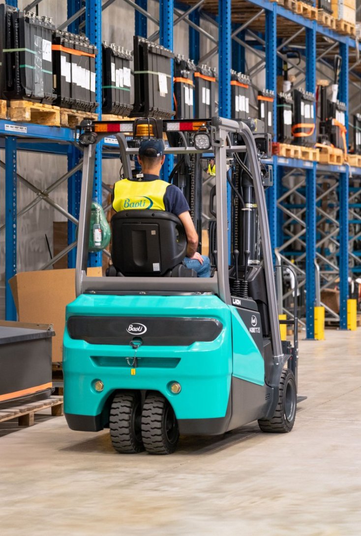 Baoli introduce la serie de carretillas elevadoras eléctricas KBET 15-20Li