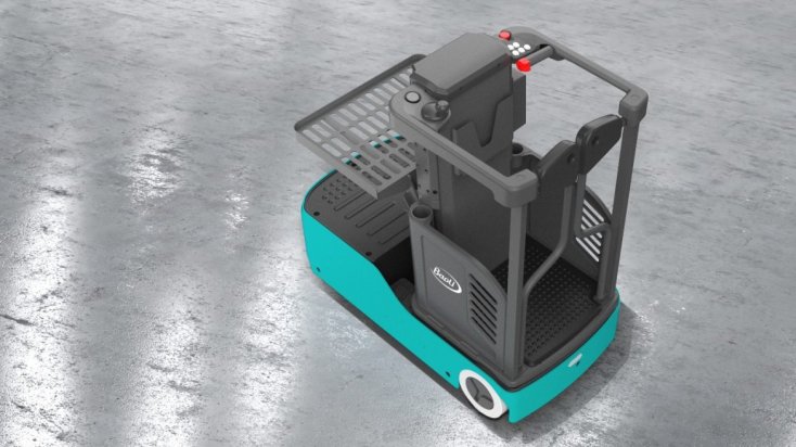 Baoli lanza un vehículo eléctrico para la preparación de pedidos en pasillos estrechos