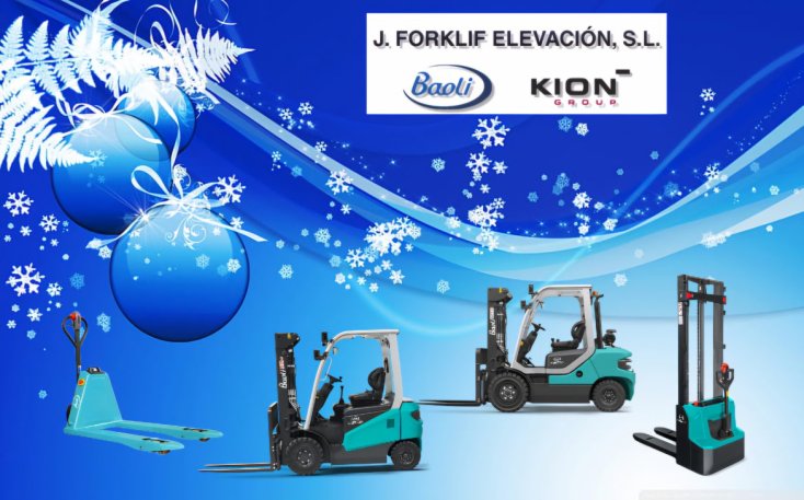 J. Forklift Elevación, S.L. & BAOLI Felices Fiestas de Navidad