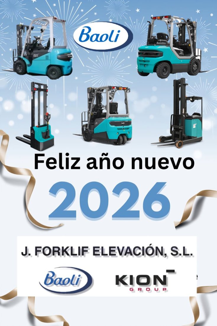 J. Forklift Elevación, S.L. & BAOLI les deseamos un Maravilloso 2026